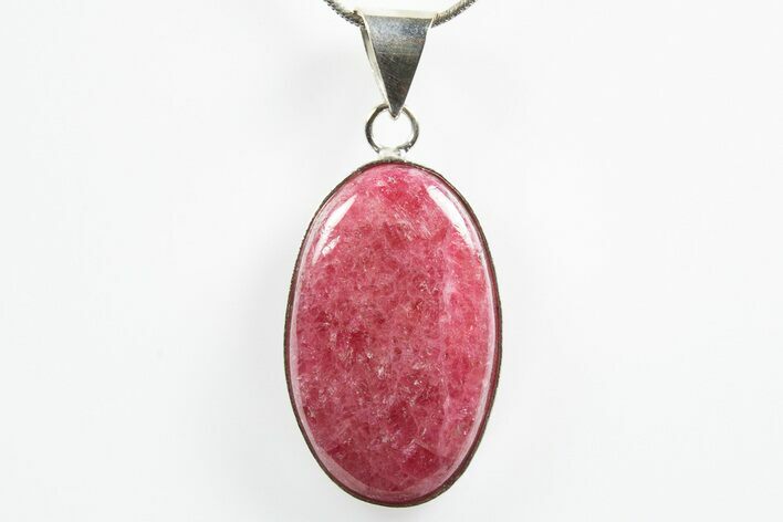 Polished Rhodonite Pendant (Necklace) #346230